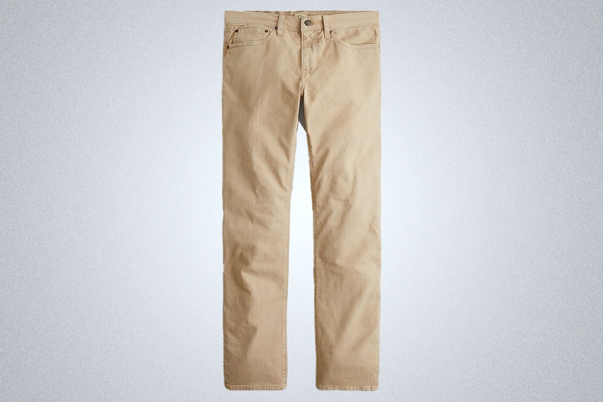 J.Crew 484 Slim-Fit Garment-Dyed Five-Pocket Pant