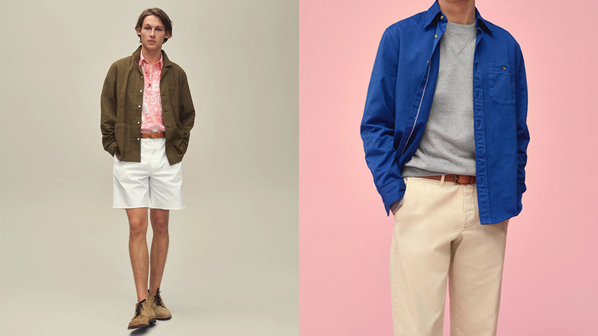two model shots from the J.Crew Spring Lookbook