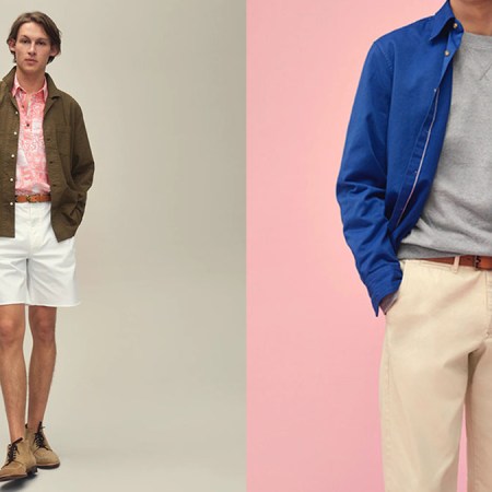 two model shots from the J.Crew Spring Lookbook