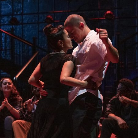 Salma Hayek and Channing Tatum in "Magic Mike's Last Dance"