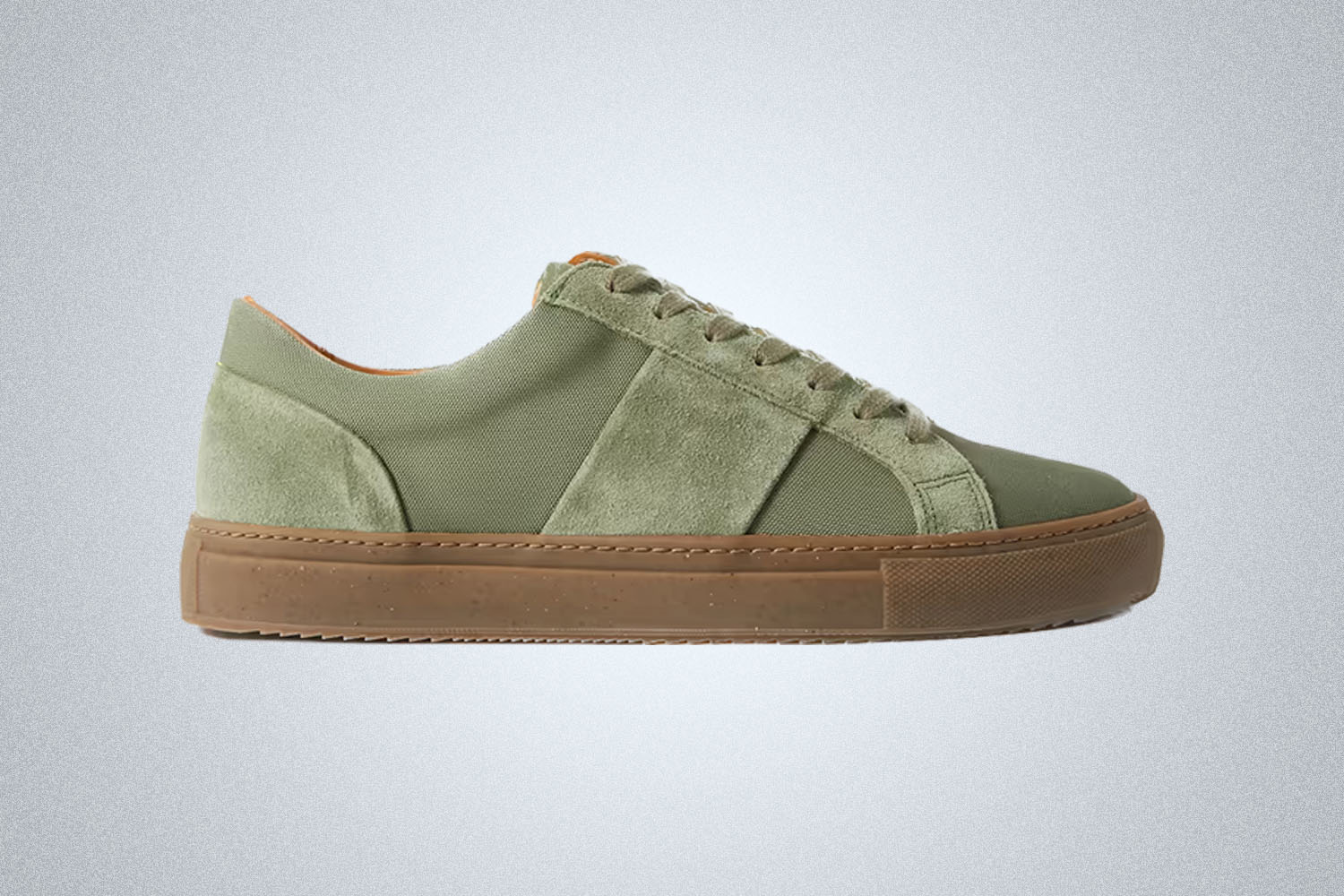 Mr P. Larry Suede-Trimmed Cotton-Canvas Sneakers