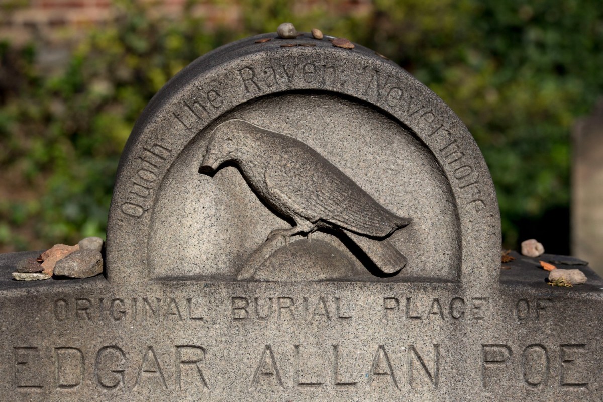 Edgar Allan Poe grave marker