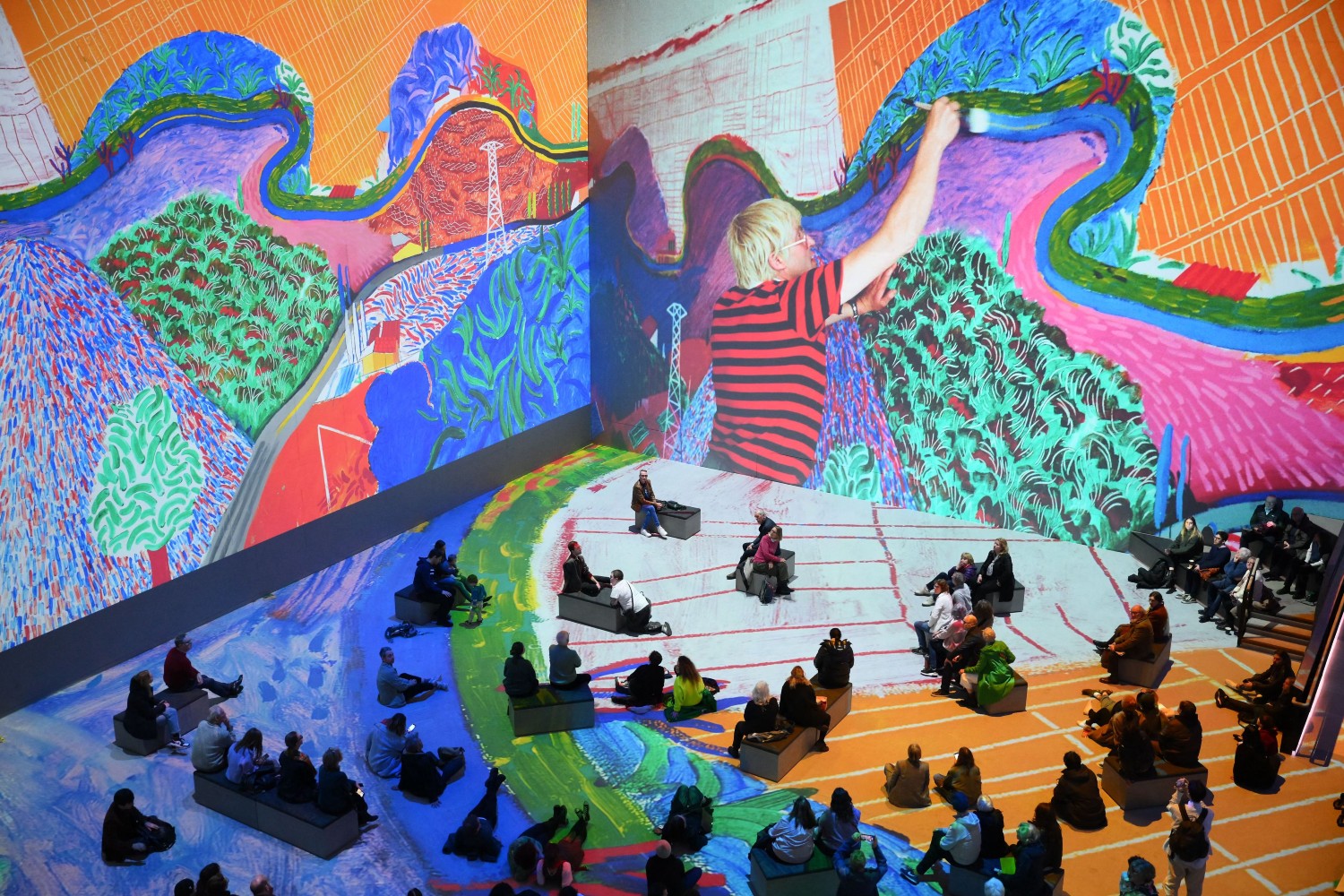 David Hockney exhibit