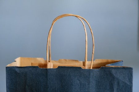 navy blue Shopping bag