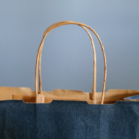 navy blue Shopping bag