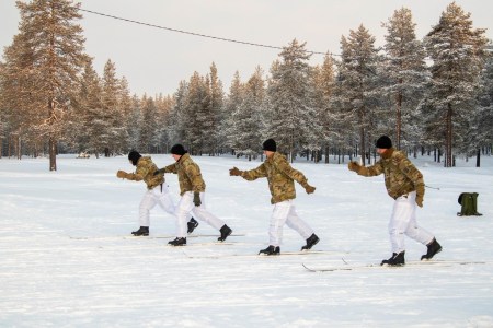 International Soldiers Train for Arctic Warfare in Finland