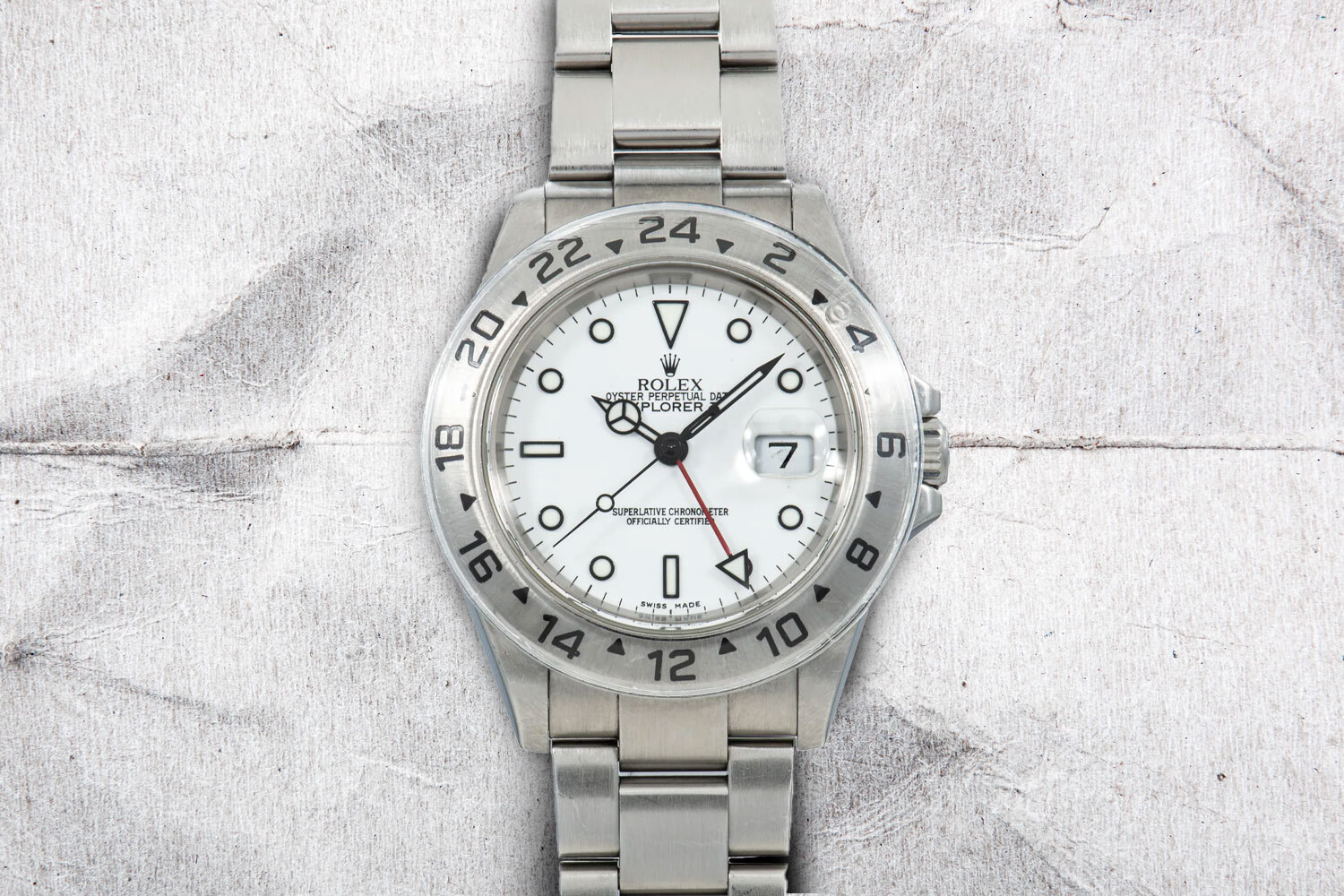 The Rolex Explorer II is one of the best vintage watches under $10,000.