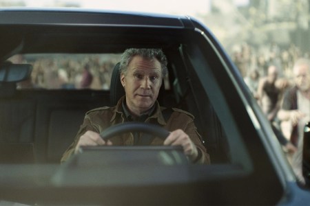 Will Ferrell driving a Chevy Silverado EV in a Super Bowl commercial from GM and Netflix. It's kicking off a long-term partnership between the automaker and streaming service.
