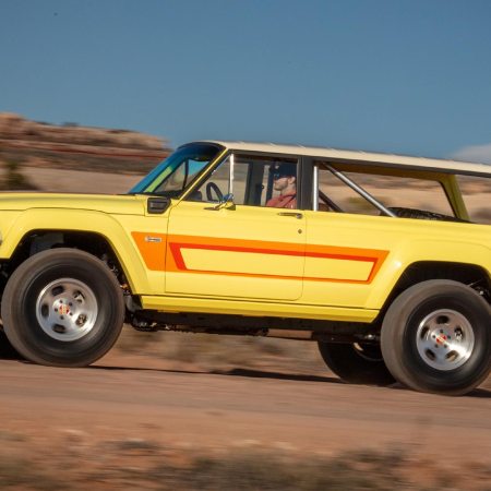 The 1978 Jeep Cherokee 4xe Concept which is part of the Easter Jeep Safari for 2023