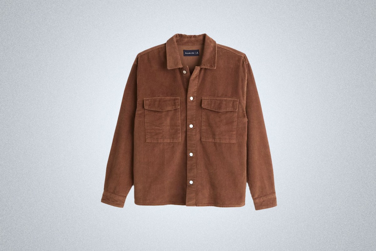 Abercrombie & Fitch Relaxed Corduroy Shirt Jacket