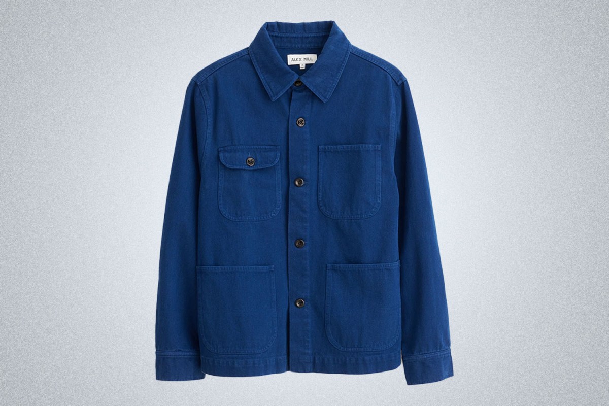 Alex Mill Recycled Denim Garment Dyed Work Jacket