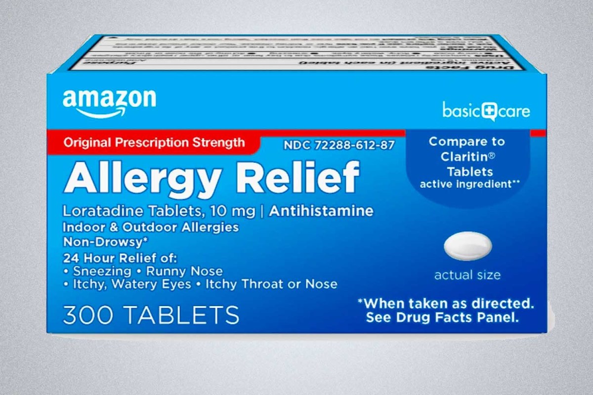 Amazon Basic Care Loratadine Tablets 10 mg
