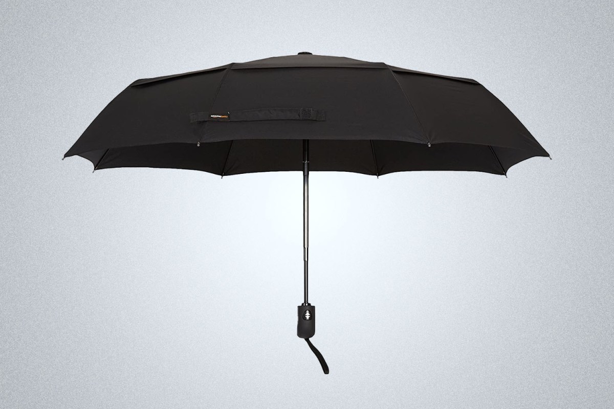 Amazon Basics Automatic Travel Small Compact Umbrella