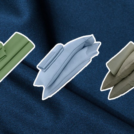 The best sheets for every type of sleeper on a blue cloth background