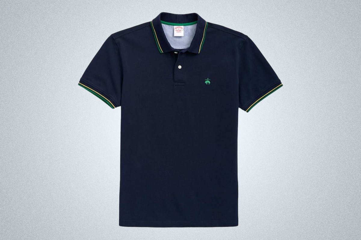 Brooks Brothers Golden Fleece Original Fit Supima Tipped Polo Shirt