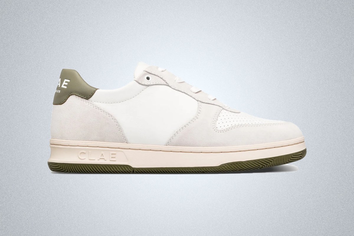 The Court-Ready White Kicks: Clae Malone Leather Sneaker