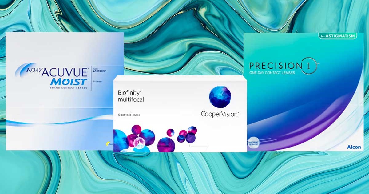 3 boxes of contacts from 1800 contacts, on of the Best Places to Buy Contact Lenses Online