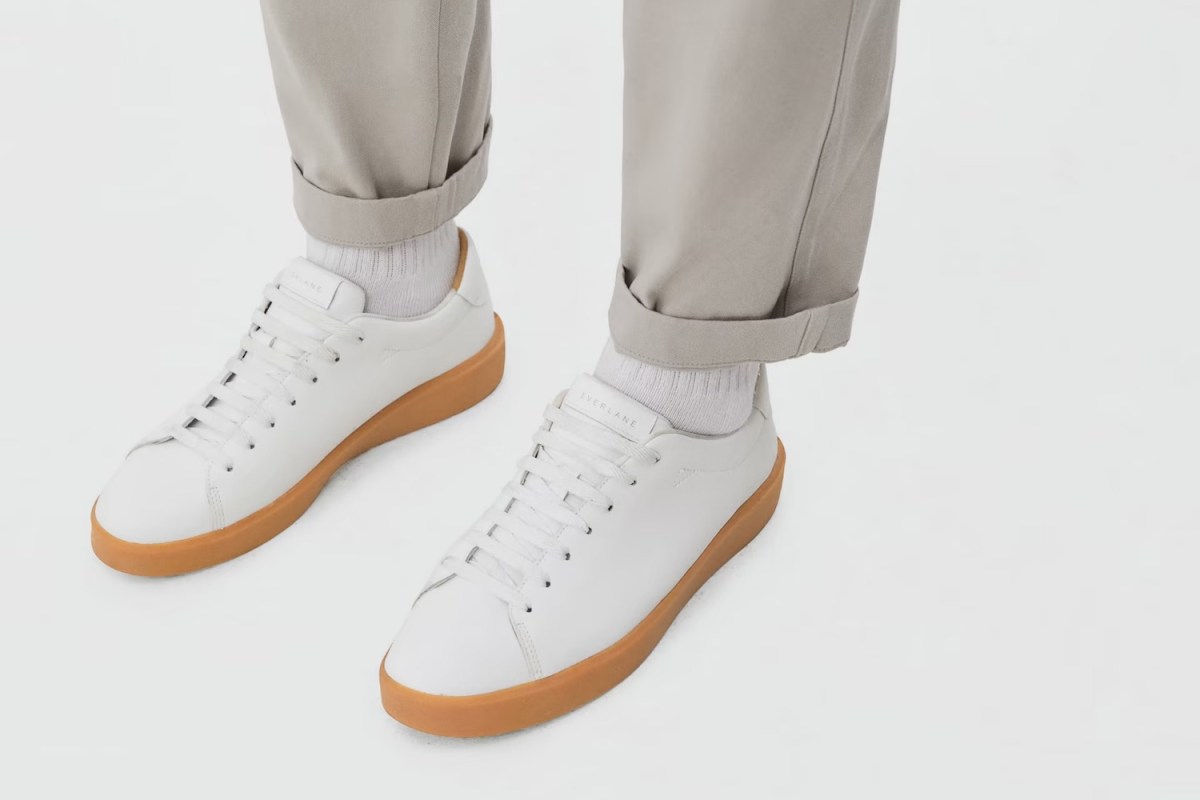 Everlane The ReLeather Tennis Sneaker
