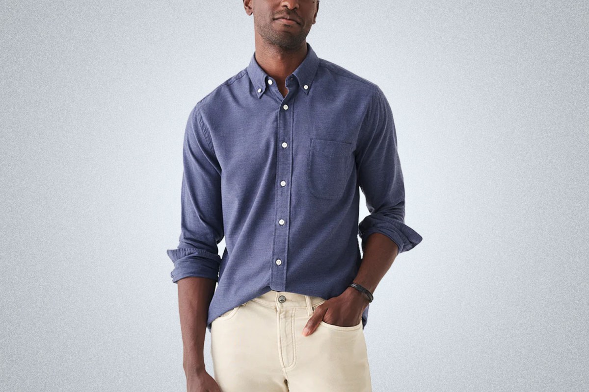 The Boardroom-To-Bar Oxford: Faherty Stretch Oxford Shirt 2.0