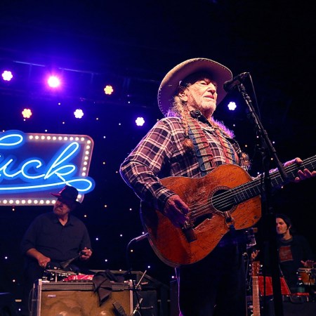Willie Nelson performs in concert during The Luck Banquet on March 13, 2019