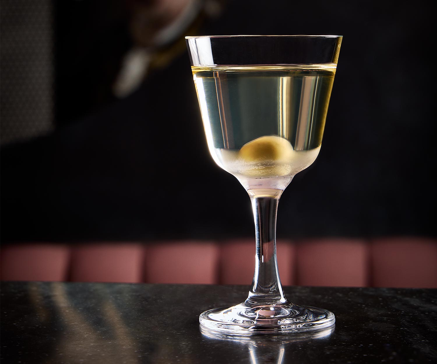 Inverted Dirty Martini from Pigtail by José Andrés