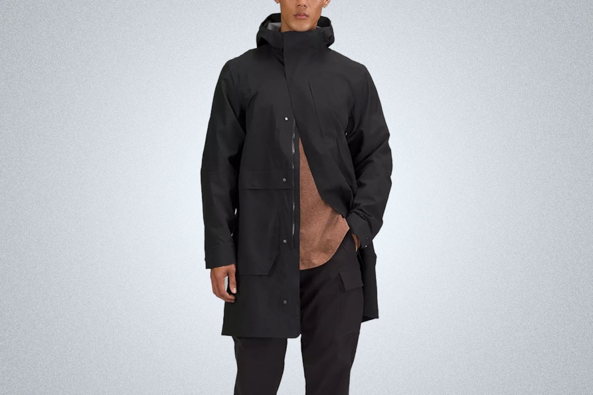 Best Commuter Rain Jacket: lululemon Storm Field Trench Coat