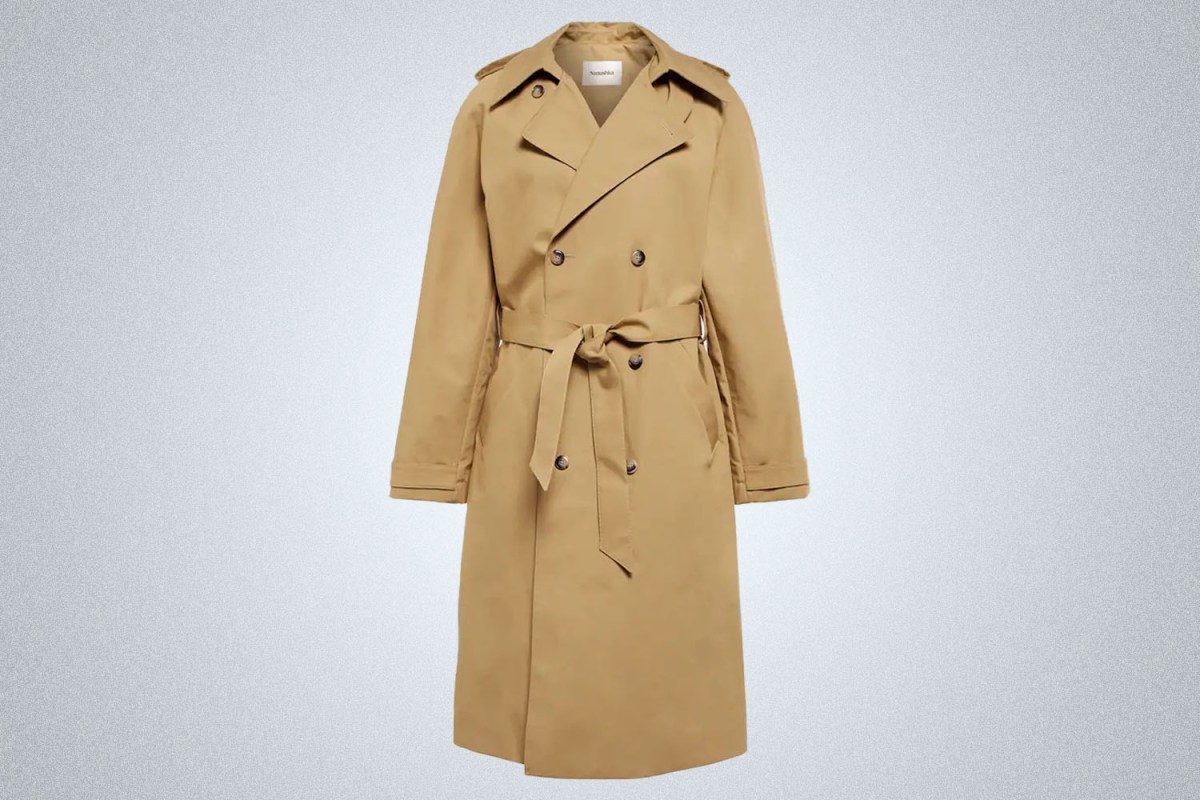 The Elevated Trench: Nanushka Loan Cotton Trench Coat