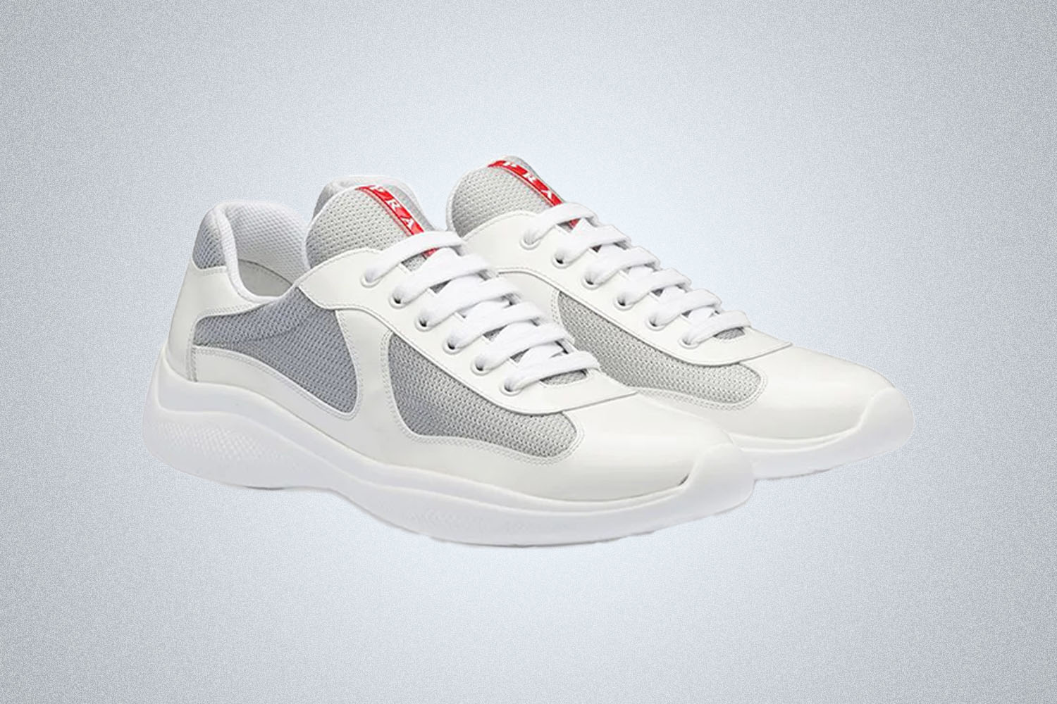 For the Guy With Money to Burn: Prada America’s Cup Leather Sneakers
