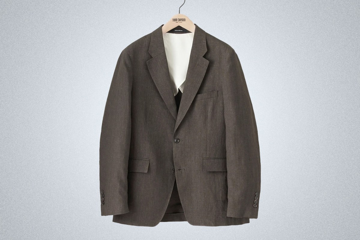 For The Linen Lover: Todd Snyder Italian Linen Sutton Suit Jacket