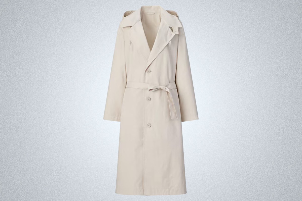 The No Wet Hair" Trench: Uniqlo U Hooded Long Trench Coat