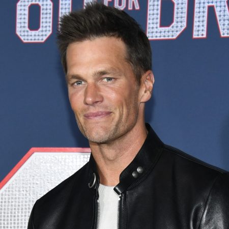 Tom Brady attends a screening of "80 For Brady" in Los Angeles.