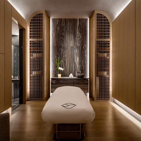 Treatment room at The Spa At Fairmont Century Plaza