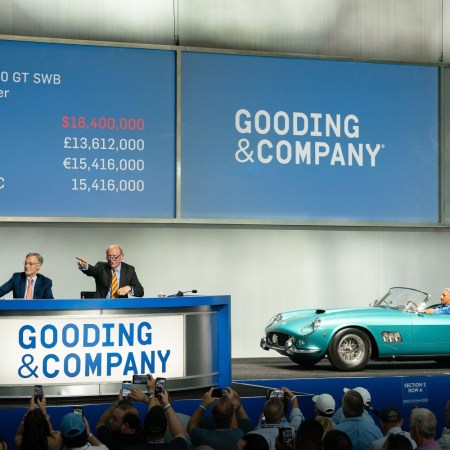 The 1962 Ferrari 250 GT SWB California Spider that made auction history at Gooding & Company's Amelia Island sale