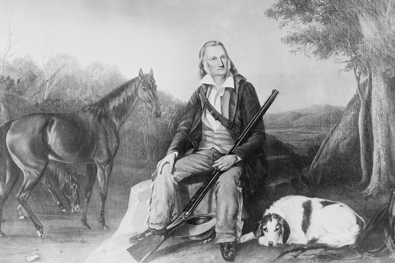 A painting of John James Audubon, the famed naturalist and “founding father of American birding.” The National Audubon Society voted to keep his name despite his history as an enslaver.