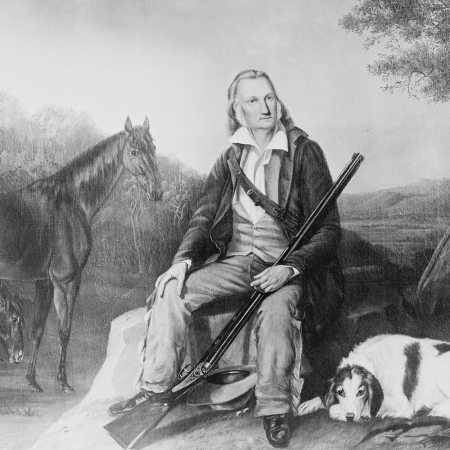 A painting of John James Audubon, the famed naturalist and “founding father of American birding.” The National Audubon Society voted to keep his name despite his history as an enslaver.