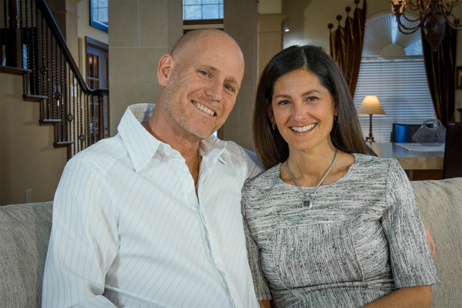 John Melfi and his wife, Jackie