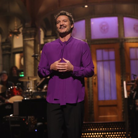 A shot from Pedro Pascal's "SNL" hosting gig.