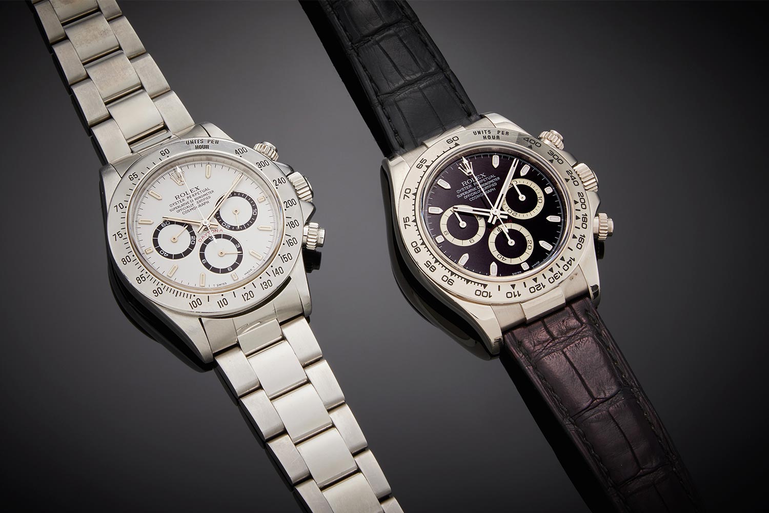 The two Paul Newman Rolex Daytona watches headed to auction at Sotheby's in June 2023