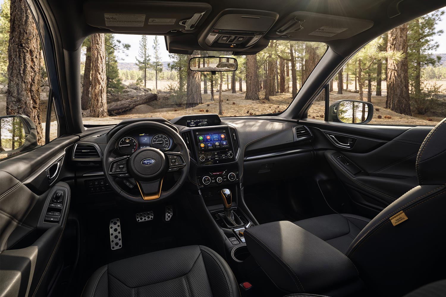 The Subaru Forester Wilderness interior