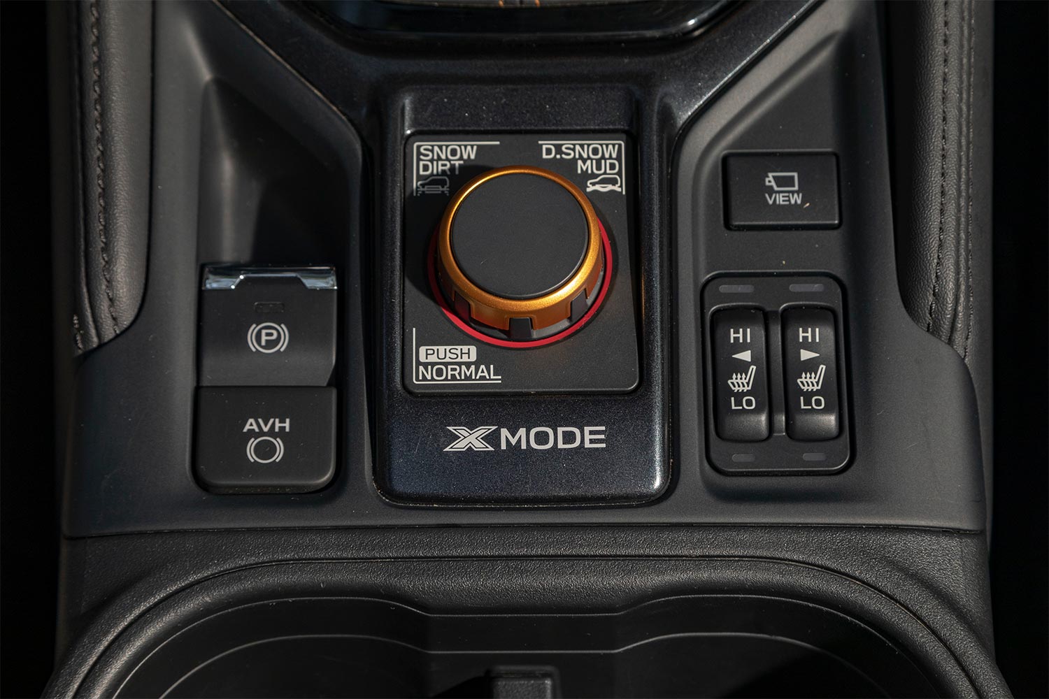 The X-Mode dial in the Subaru Forester Wilderness