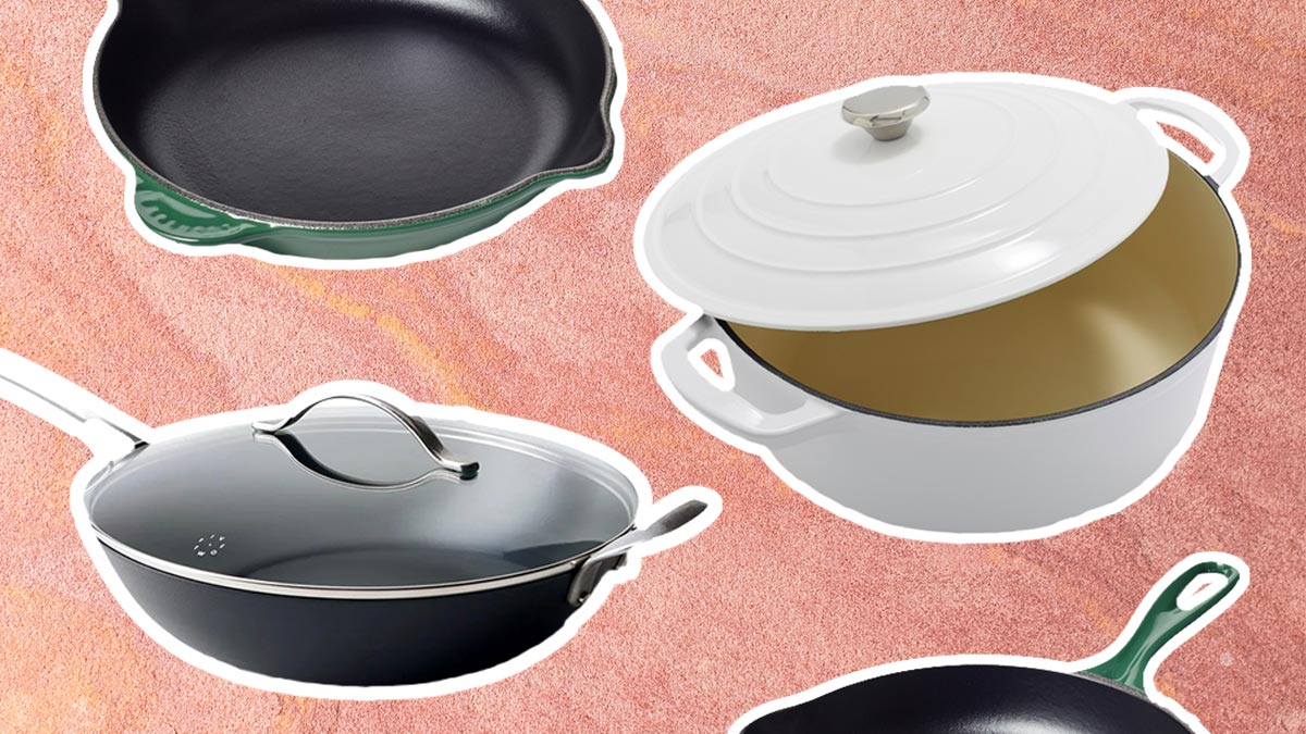 Skillets, woks and Dutch ovens from Staub, Le Creuset and Five Two, which you'll find discounted at the kitchen sales happening at Sur La Table and Food52