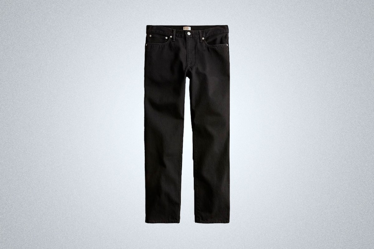 J.Crew Classic Straight-fit jean in black wash