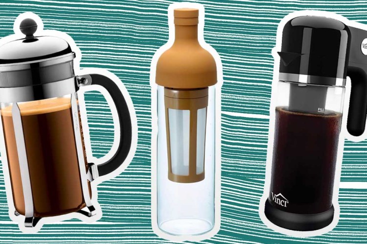 Cold Brew Coffee Makers on an abstract background