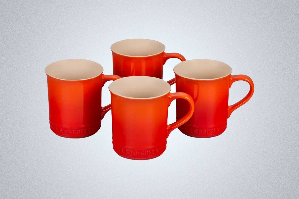 Le Creuset 4 Piece Coffee Mugs Coffee Mug Set￼