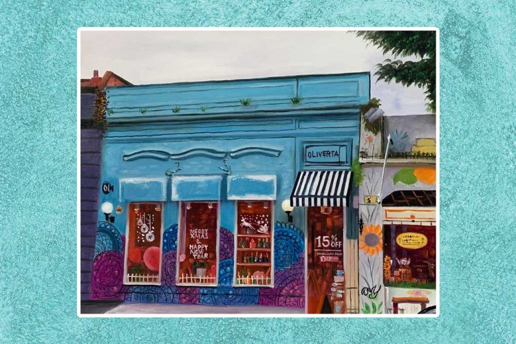 A custom painting of their favorite restaurant or bar will surely knock their socks off. 