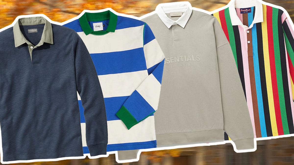 a collage of the best rugby shirts on a ivy background