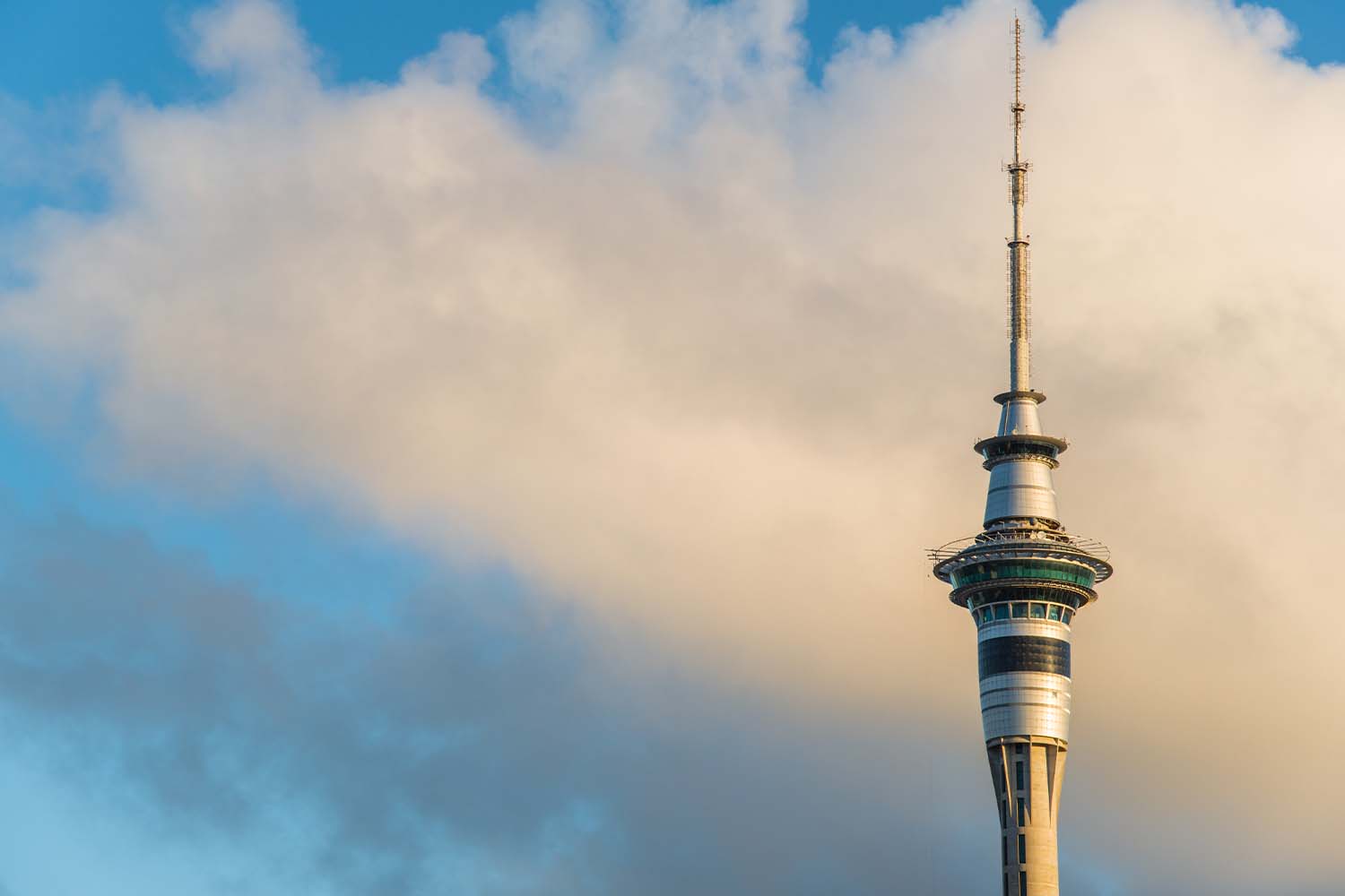 The Sky Tower is the tallest man-made structure in New Zealand