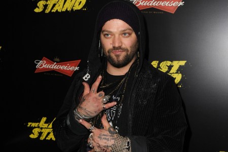 Bam Margera in 2013. As of April 24, 2023, there was an arrest warrant issued for the former "Jackass" star.