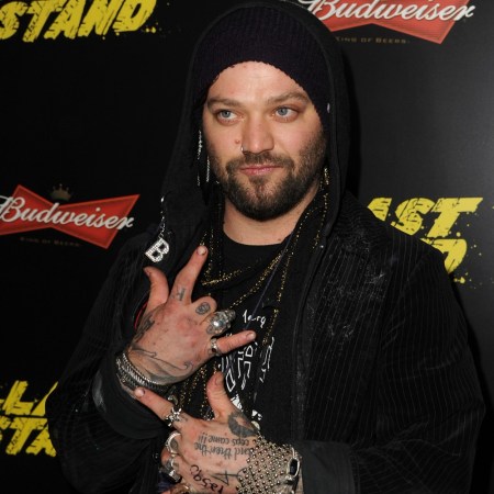 Bam Margera in 2013. As of April 24, 2023, there was an arrest warrant issued for the former "Jackass" star.