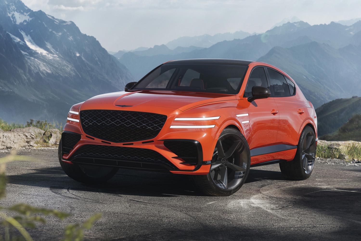 Genesis GV80 Coupe Concept, which debuted at the 2023 New York Auto Show
